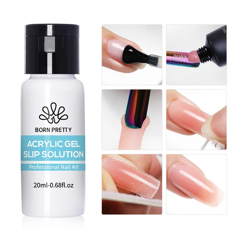 BORN PRETTY 30g Super Crystal Extension Gel Nail Polish Hard Gel for Nail Strengthen 3D Modeling Building Nail Apex DIY Manicure