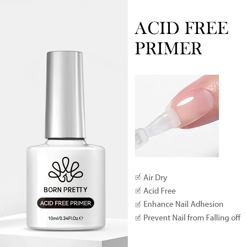 BORN PRETTY 30g Super Crystal Extension Gel Nail Polish Hard Gel for Nail Strengthen 3D Modeling Building Nail Apex DIY Manicure