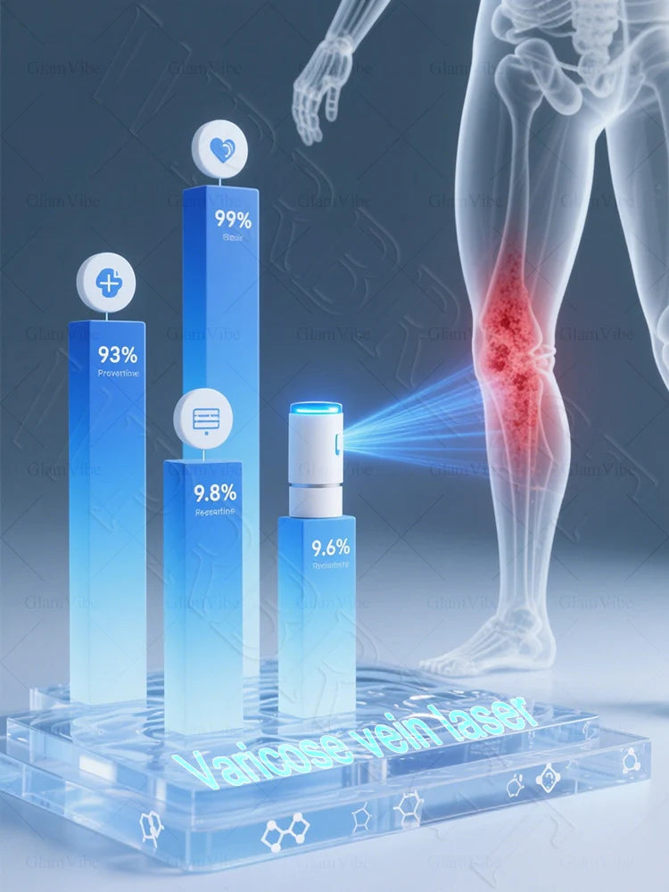 Laser venous pointers address varicose veins, and leg care tools are hot sellers.
