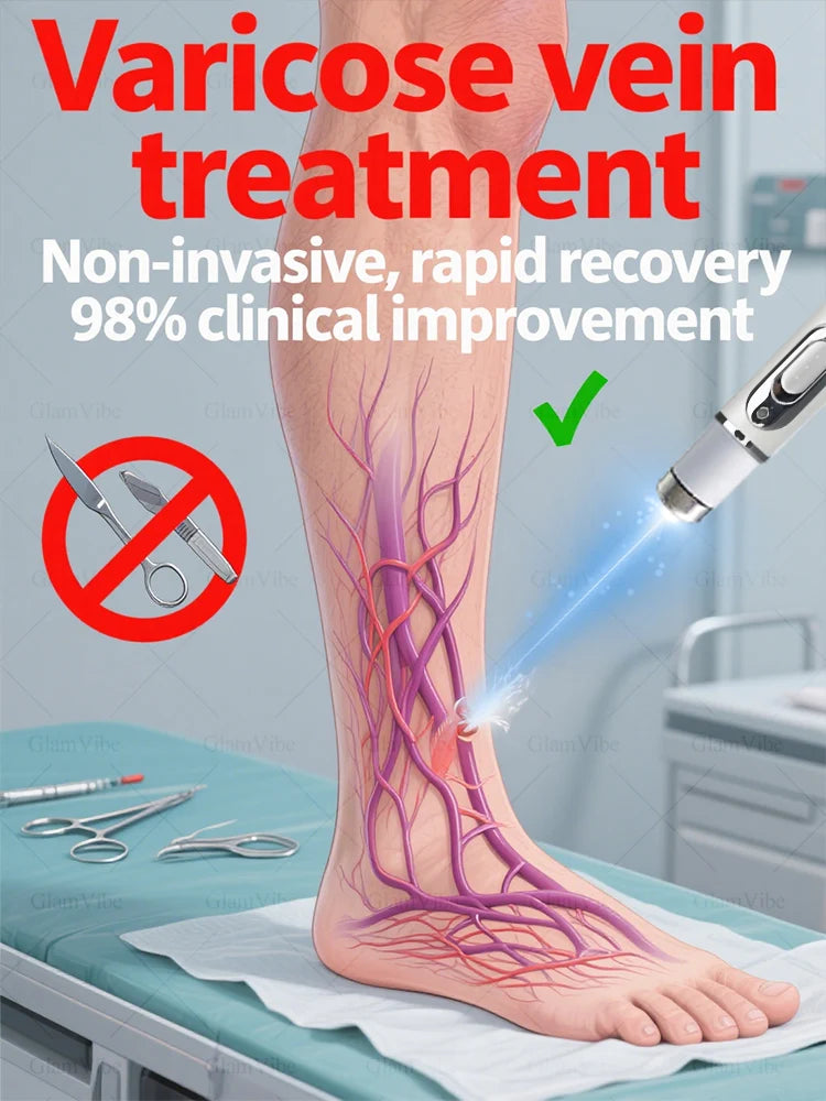 Laser venous pointers address varicose veins, and leg care tools are hot sellers.