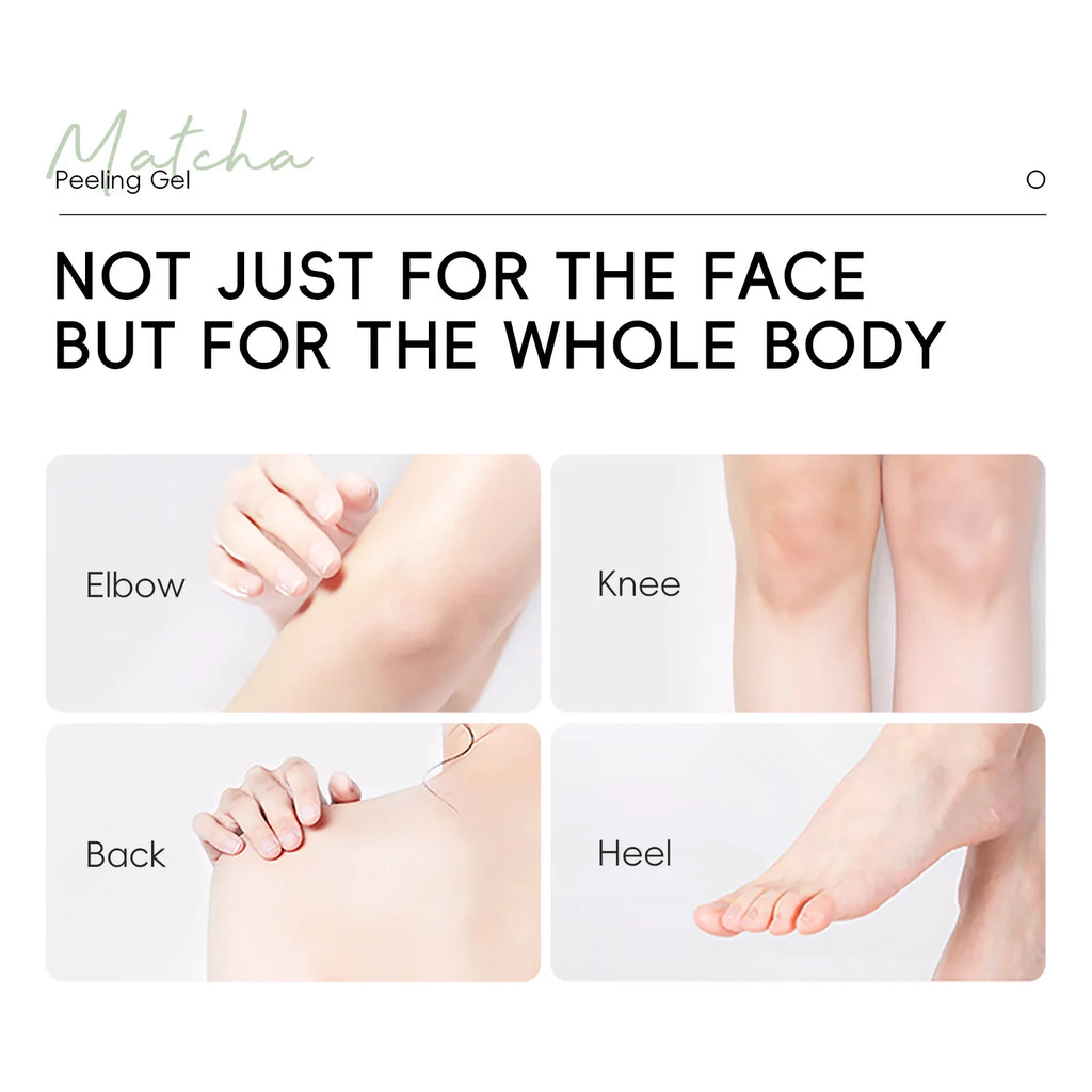 LAIKOU Matcha Exfoliating Gel Exfoliate Peeling Gel Facial Scrub Moisturise Nourishing Repair Scrubs Korean Face Cream Skin Care
