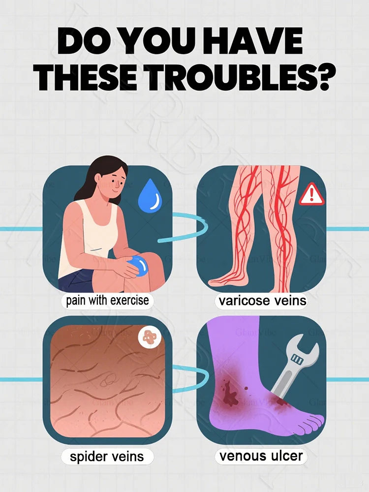 Laser venous pointers address varicose veins, and leg care tools are hot sellers.